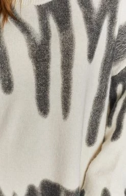 Beginning Boutique Outerwear Clemence Oversized Knitted Sweater Cream 16 Beginning Boutique Outerwear Clemence Oversized Knitted Sweater Cream