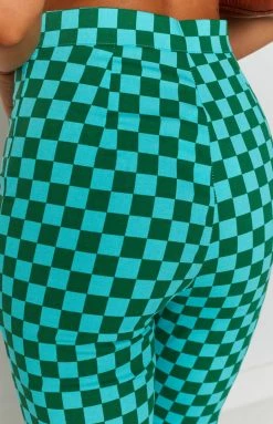 Beginning Boutique Lorelai Check Pant Green Bottoms 20 Beginning Boutique Lorelai Check Pant Green Bottoms