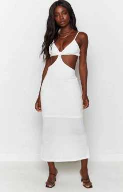 Beginning Boutique Dresses Catalina Cut Out Midi Dress White 14 Beginning Boutique Dresses Catalina Cut Out Midi Dress White