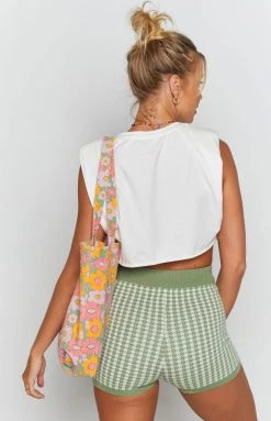 Beginning Boutique Ivy Vine Bike Shorts Green 20 Beginning Boutique Ivy Vine Bike Shorts Green