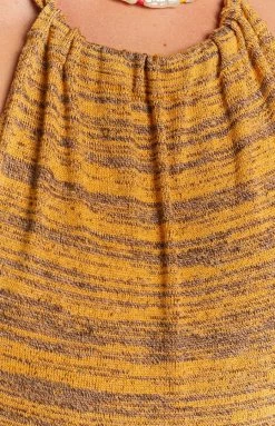 Beginning Boutique Whitley Spacedye Mini Dress Yellow Dresses