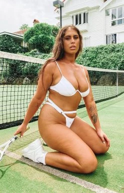 9.0 Swim X Ariella Swimwear 9.0 Swim X Attina Bikini Bottoms White
