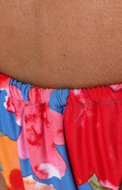 BB Exclusive 9.0 Swim Frankie Blue Floral Bikini Bottoms