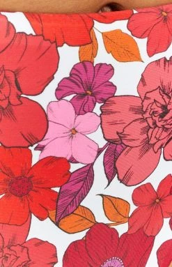 Swimwear 9.0 Swim Jamilla Pink Floral Bikini Bottoms 16 Swimwear 9.0 Swim Jamilla Pink Floral Bikini Bottoms