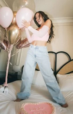 Emma Rose X Beginning Boutique Bottoms October Blue Jeans