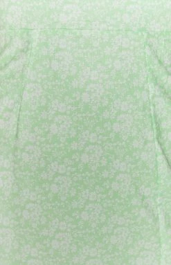 Beginning Boutique New Tones Mini Dress Floral Green