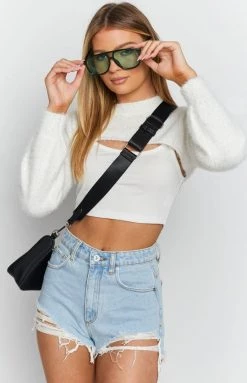 ABRAND Bottoms A High Relaxed Shorts Salty Stone 11 ABRAND Bottoms A High Relaxed Shorts Salty Stone