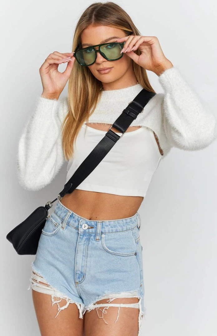 ABRAND Bottoms A High Relaxed Shorts Salty Stone 4 ABRAND Bottoms A High Relaxed Shorts Salty Stone