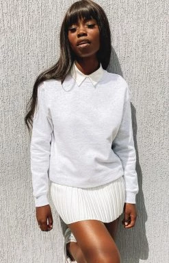 Beginning Boutique Outerwear AS Colour 5104 Box Crew Grey