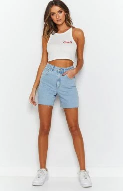 Bottoms Abrand A Claudia Cut Off Shorts Walk Away