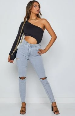 Abrand A High Skinny Ankle Basher Walk Away Rip Bottoms