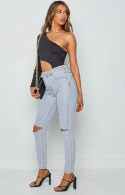 Abrand A High Skinny Ankle Basher Walk Away Rip Bottoms