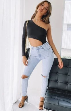 Abrand A High Skinny Ankle Basher Walk Away Rip Bottoms