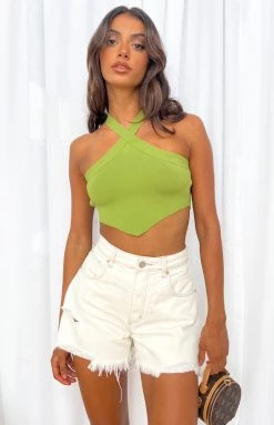 Abrand A Venice Short White Fade Rip