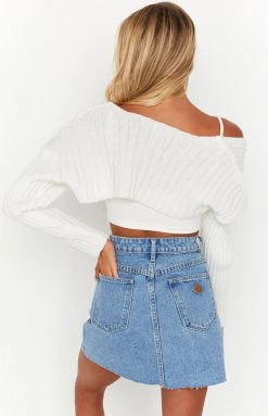 New Abrand A Walkin On Blue Aline Skirt