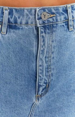 New Abrand A Walkin On Blue Aline Skirt