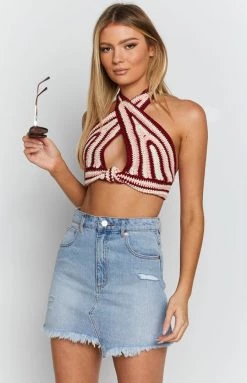 Abrand Aline Skirt Nancy - Blue Bottoms