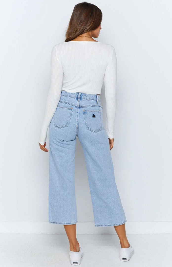 Abrand A Street ALine Crop Walk Away Bottoms 6 Abrand A Street ALine Crop Walk Away Bottoms