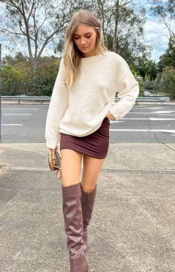 BB Exclusive Outerwear Ace Off White Oversized Sweater