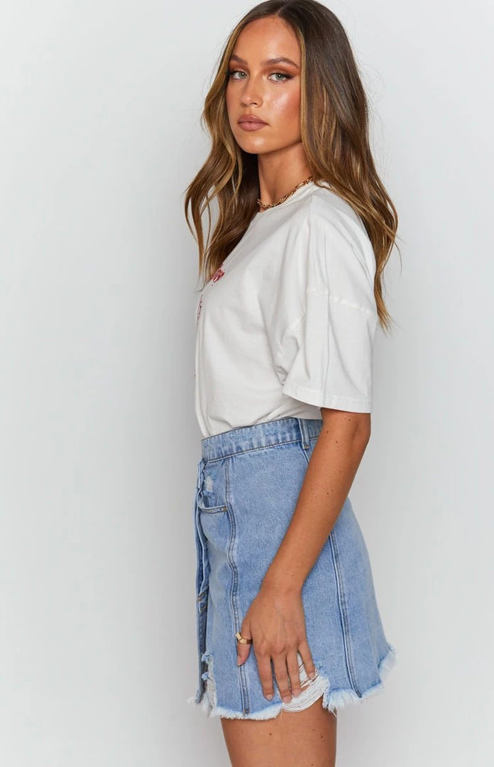 BB Exclusive Adalyn Denim Skirt Vintage Blue Bottoms 7 BB Exclusive Adalyn Denim Skirt Vintage Blue Bottoms