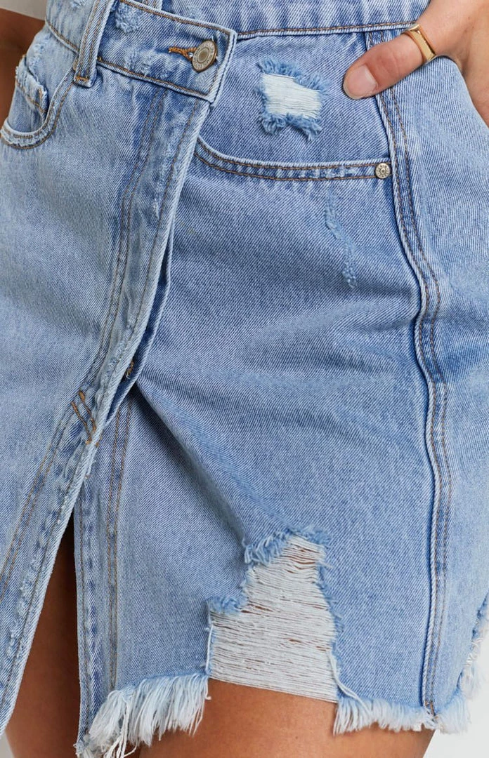 BB Exclusive Adalyn Denim Skirt Vintage Blue Bottoms 9 BB Exclusive Adalyn Denim Skirt Vintage Blue Bottoms