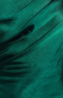 BB Exclusive Adella Midi Dress Emerald Dresses