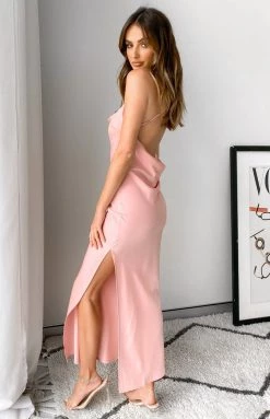 BB Exclusive Adina Blush Maxi Formal Dress Dresses