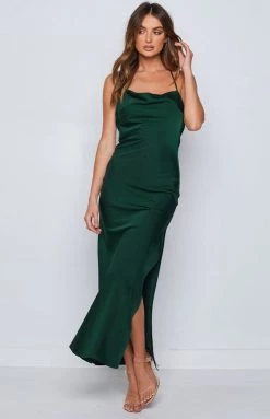 BB Exclusive Adina Emerald Maxi Formal Dress Dresses