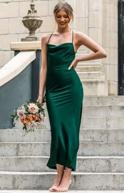 BB Exclusive Adina Emerald Maxi Formal Dress Dresses