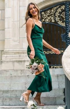 BB Exclusive Adina Emerald Maxi Formal Dress Dresses