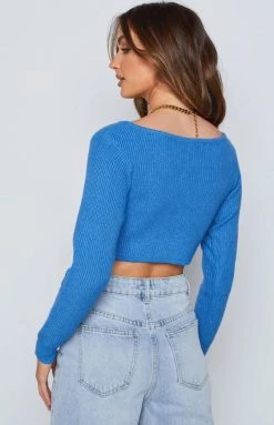 BB Exclusive Crop Tops Afterglow Sweater Blue 15 BB Exclusive Crop Tops Afterglow Sweater Blue