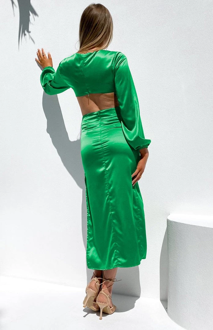 BB Exclusive Dresses Akira Midi Dress Green 7 BB Exclusive Dresses Akira Midi Dress Green