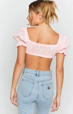 BB Exclusive Alannah Crop Top Pink