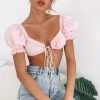BB Exclusive Alannah Crop Top Pink