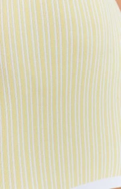 BB Exclusive Bottoms Alegre Knit Skirt Yellow Stripe