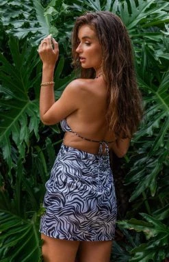 BB Exclusive Dresses Aletta Mono Print Mini Dress 19 BB Exclusive Dresses Aletta Mono Print Mini Dress