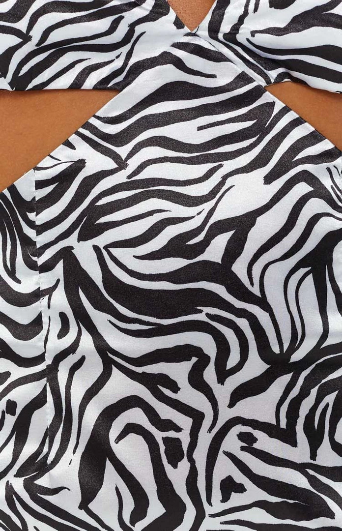 BB Exclusive Dresses Aletta Mono Print Mini Dress 9 BB Exclusive Dresses Aletta Mono Print Mini Dress