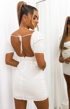BB Exclusive All Mine White Mini Dress 15 BB Exclusive All Mine White Mini Dress
