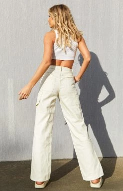 BB Exclusive New Allira Cream Carpenter Pants