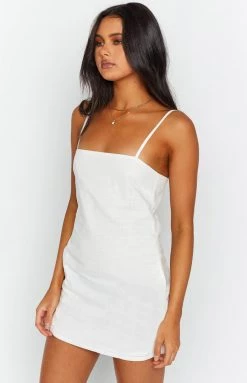 BB Exclusive Allison White Mini Dress Dresses
