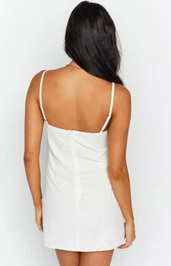 BB Exclusive Allison White Mini Dress Dresses