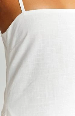 BB Exclusive Allison White Mini Dress Dresses