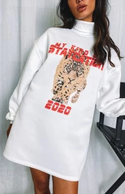 BB Exclusive Dresses All Or Nothing Dress White