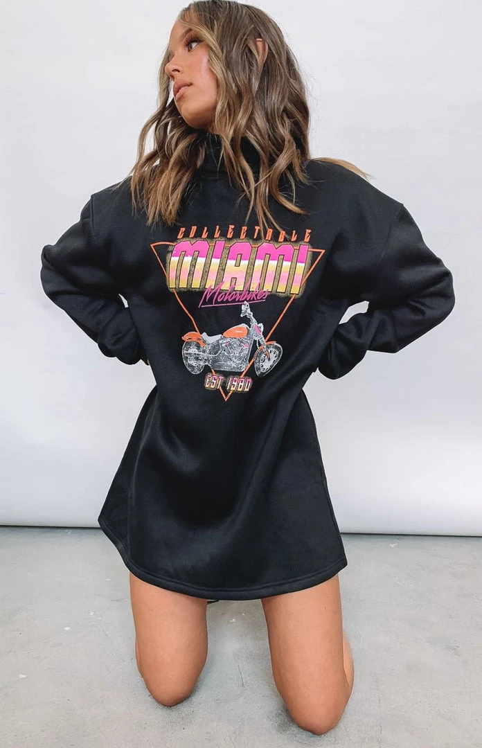 BB Exclusive Dresses All Or Nothing Sweater Dress Biker 9 BB Exclusive Dresses All Or Nothing Sweater Dress Biker