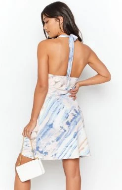 Beginning Boutique Ally Pastel Mini Dress Multi