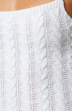 BB Exclusive Aloe White Mini Dress Dresses