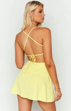 BB Exclusive Amadee Yellow Mini Dress 13 BB Exclusive Amadee Yellow Mini Dress