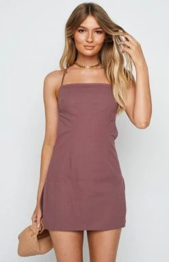 BB Exclusive Amara Backless Mini Dress Chocolate Dresses 11 BB Exclusive Amara Backless Mini Dress Chocolate Dresses