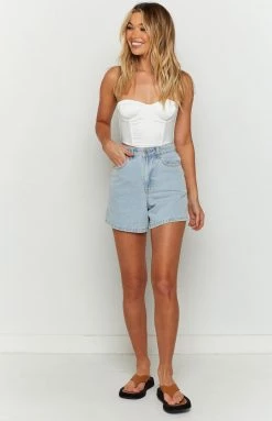 BB Exclusive American Girl White Strapless Corset 13 BB Exclusive American Girl White Strapless Corset