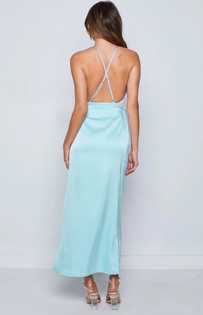 BB Exclusive Amia Blue Maxi Formal Dress 10 BB Exclusive Amia Blue Maxi Formal Dress